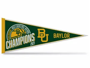 Baylor Bears 2020-2021 NCAA Basketball National Champions Soft Pennant (12"x30")