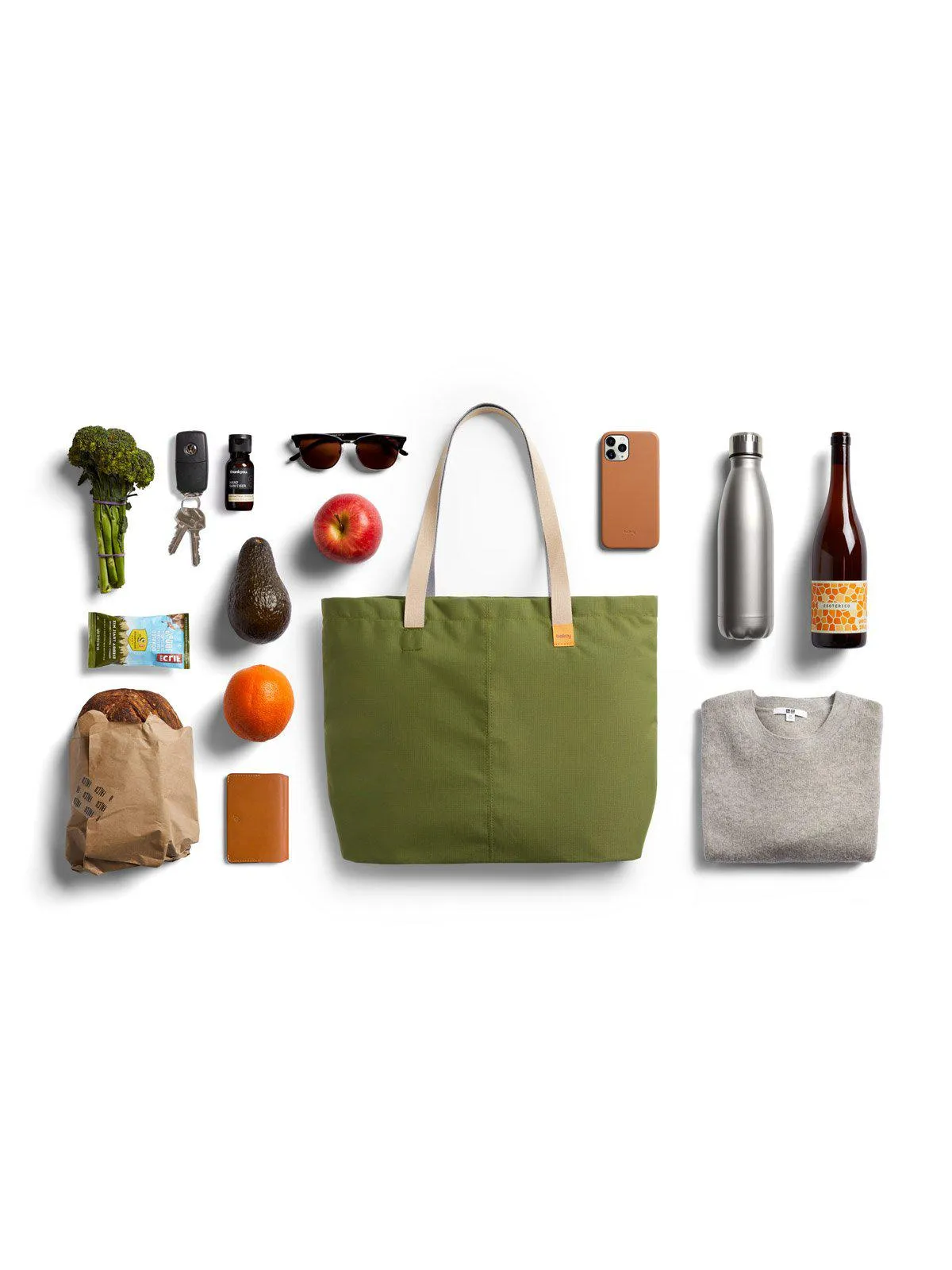 Bellroy Market Tote Ranger Green (Leather-free)