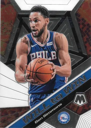 Ben Simmons, Will to Win, 2019-20 Panini Mosaic Basketball NBA