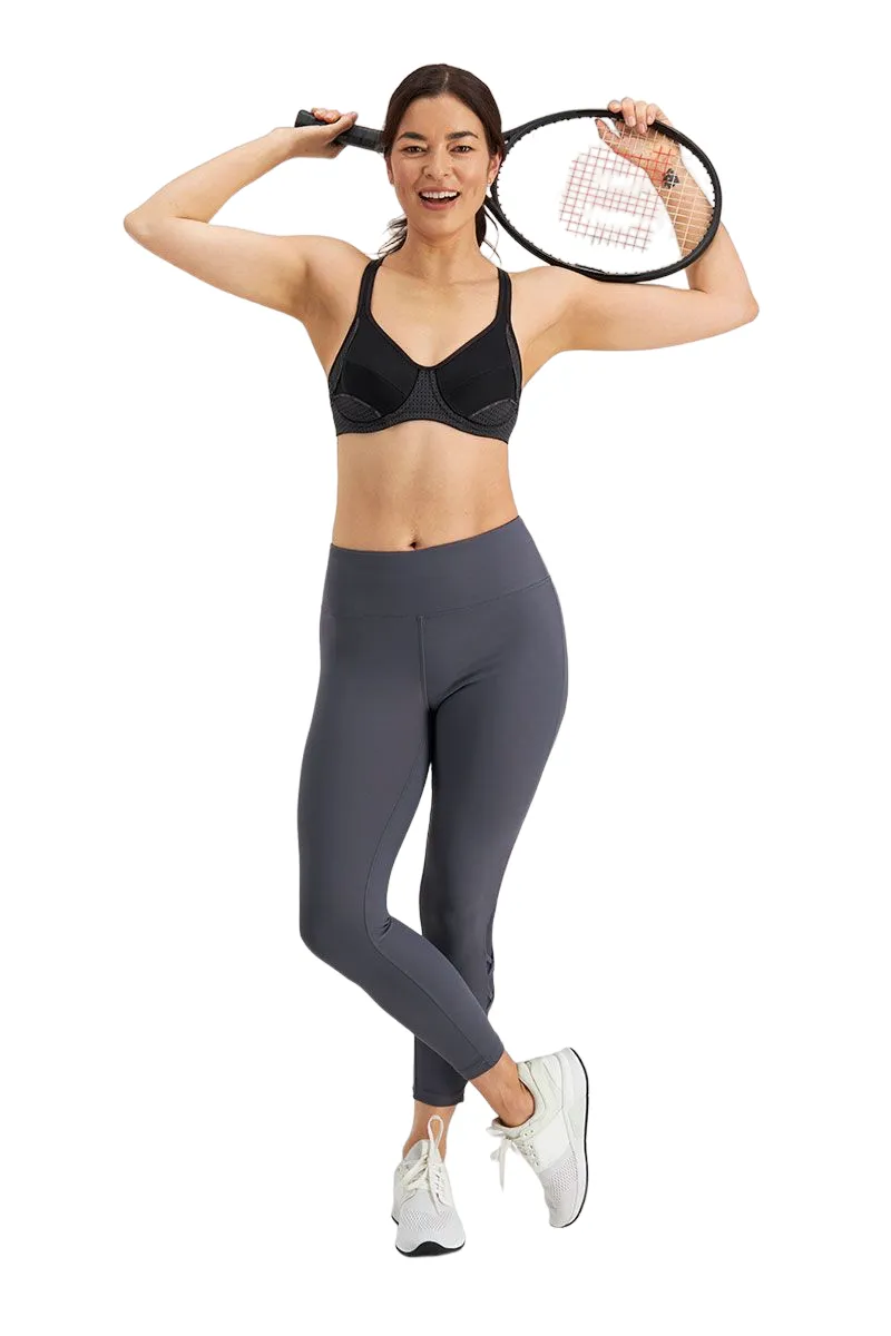 Berlei Electrify Mesh Underwire Non-Contour Sports Bra Black