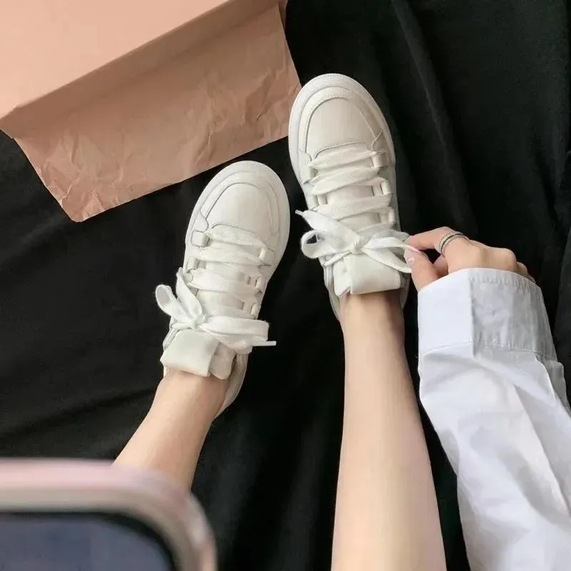 binfenxie  -  Tennis Sneakers Woman Spring Summer Sports Board Shoes Fashion Comfort Colorful Casual Academy Style Little White Shoes Female