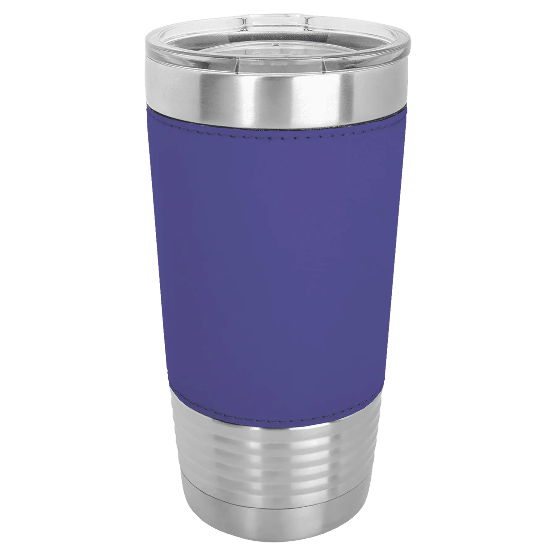 Blank 20 oz Leatherette Tumbler, Insulated Stainless Steel   Lid