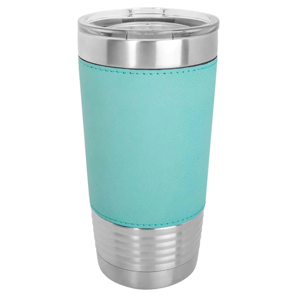 Blank 20 oz Leatherette Tumbler, Insulated Stainless Steel   Lid