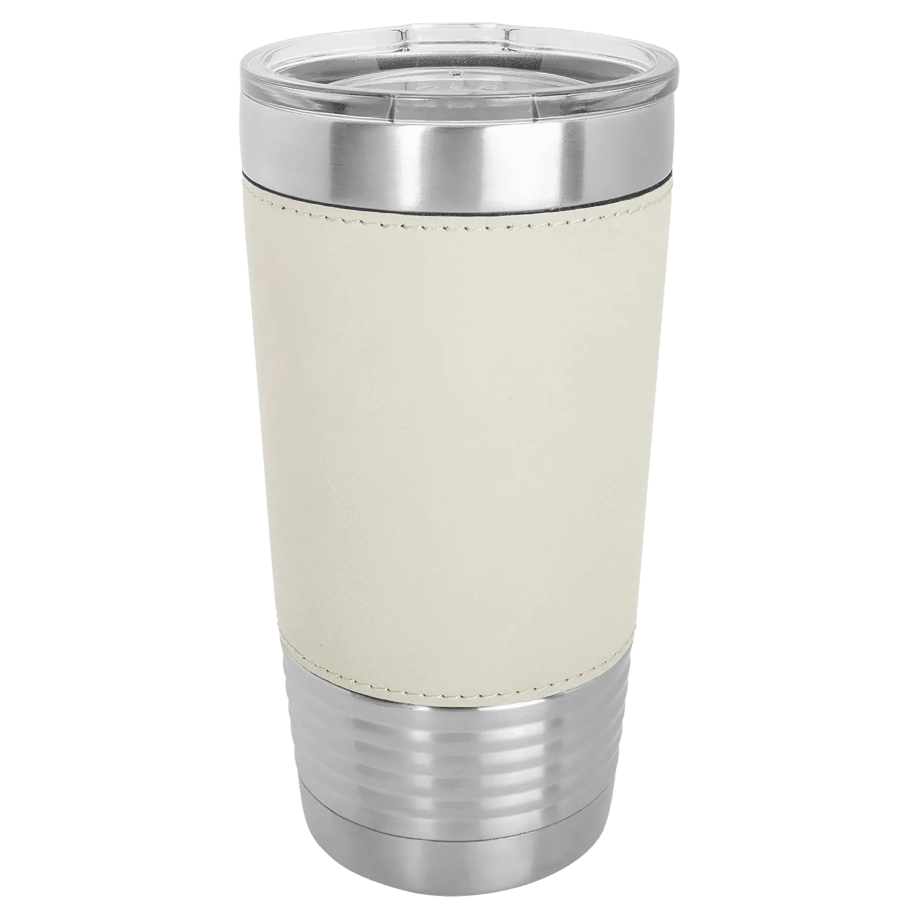 Blank 20 oz Leatherette Tumbler, Insulated Stainless Steel   Lid