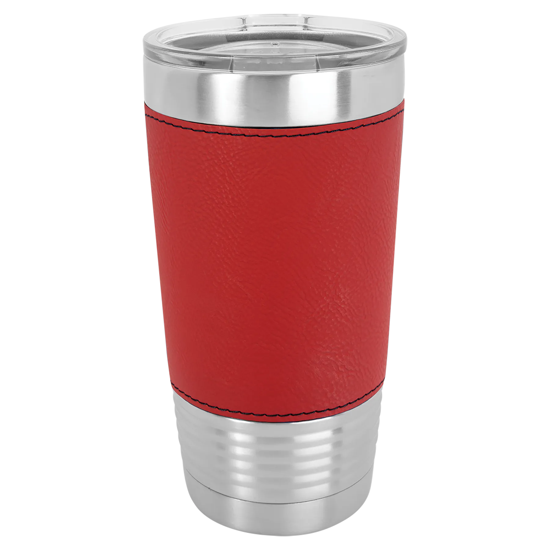 Blank 20 oz Leatherette Tumbler, Insulated Stainless Steel   Lid