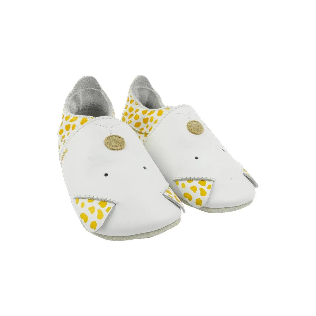 Bobux Soft Sole Dalmatian - White