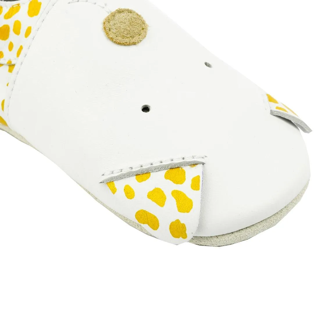 Bobux Soft Sole Dalmatian - White