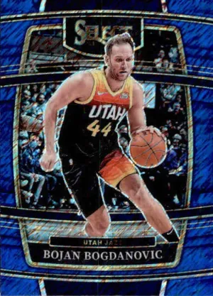 Bojan Bogdanovic, Concourse Shimmer Prizm, 2021-22 Panini Select Basketball NBA