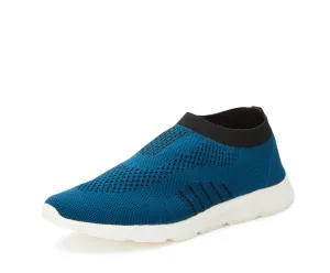 Bourge Men's Vega-z1 Teal Blue and Black Running Shoes-5 UK 1