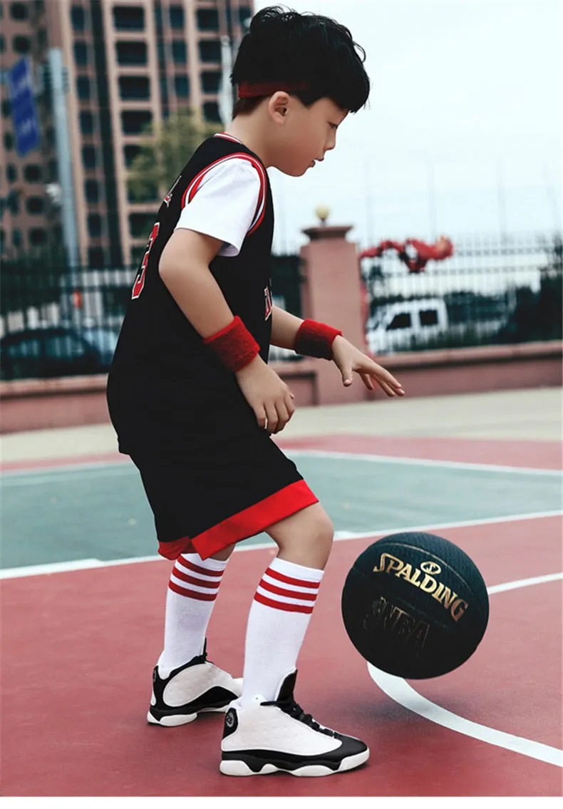 Boys Girls sneakers shockproof Kids sport shoes boy non-slip basketball shoes