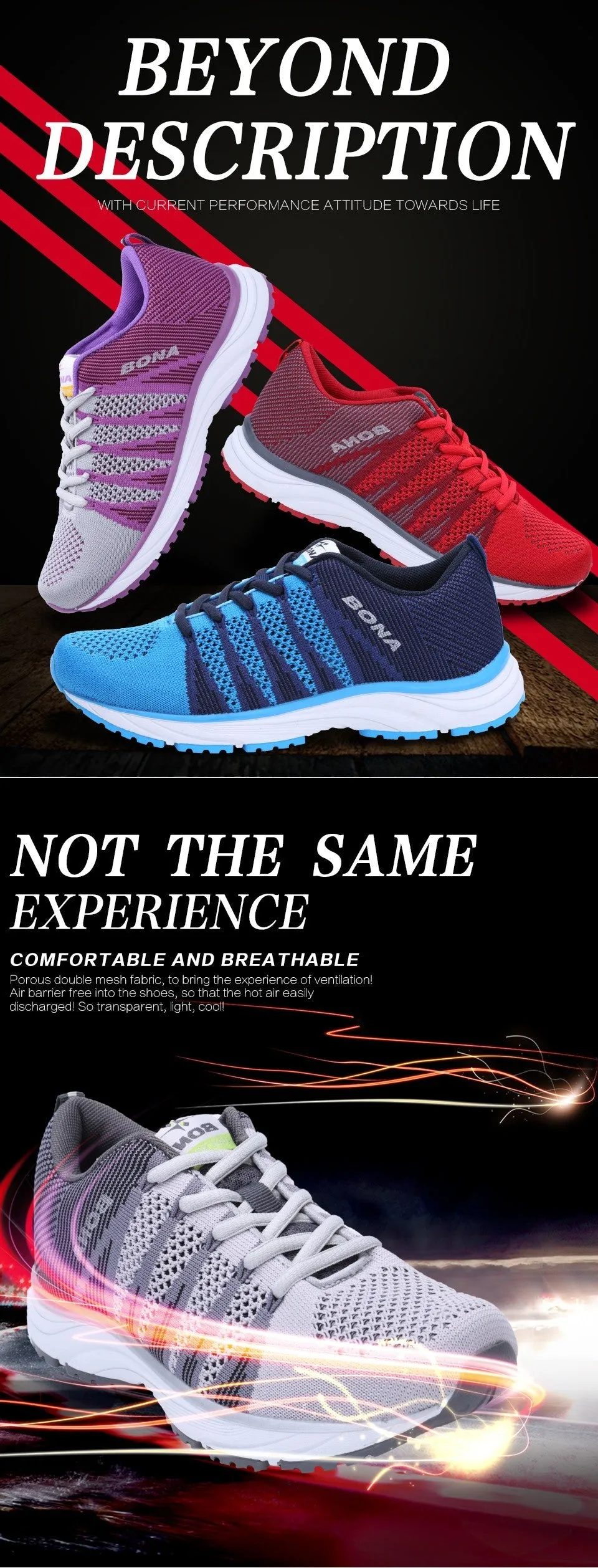 Breathable Running Tennis Outdoor Walking Jogging Sneakers Lace Up Mesh Athletic Shoes Sneakers