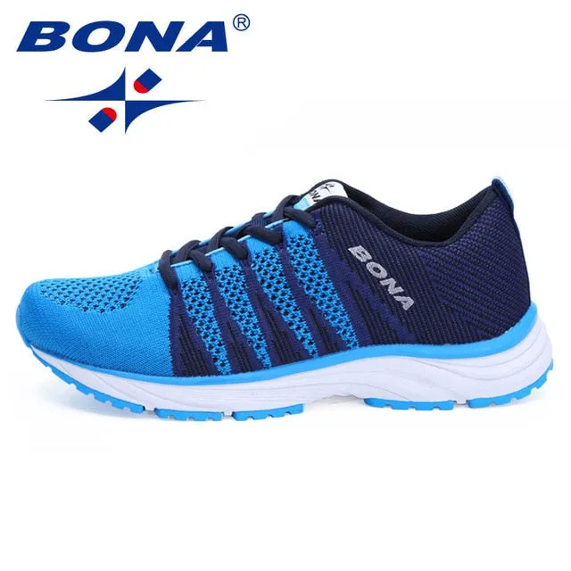 Breathable Running Tennis Outdoor Walking Jogging Sneakers Lace Up Mesh Athletic Shoes Sneakers