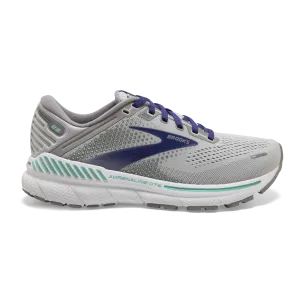 BROOKS LADIES ADRENALINE GTS 22 - ALLOY/BLUE/GREEN