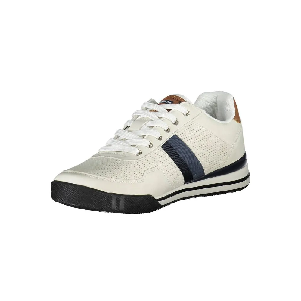 Carrera White Polyethylene Sneaker