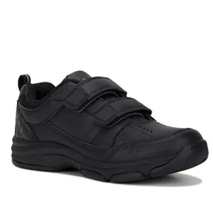 Clarks - Advance uk 10 - 6 on sale Black Velcro School Trainer