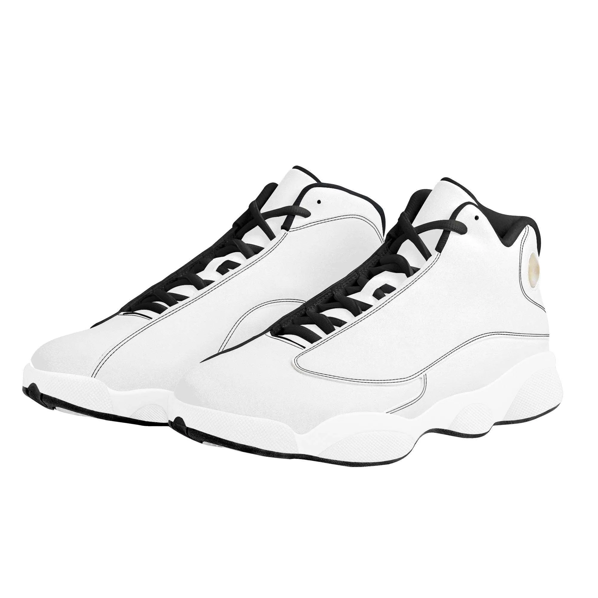 Create Your Own - Basketball Style Shoes - Black