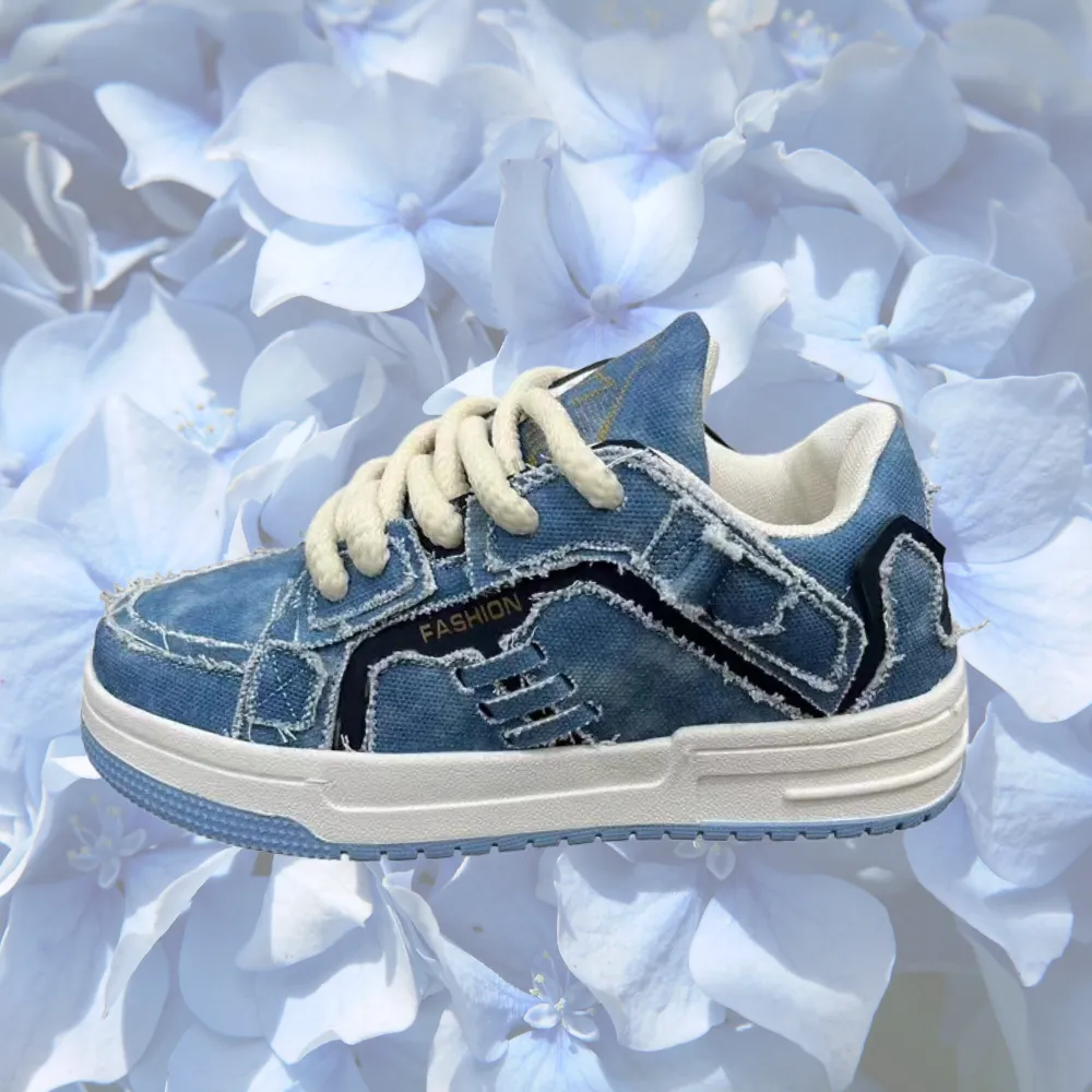 “Denim canvas” Shoes