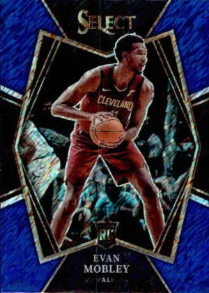 Evan Mobley, RC, Premier Level Shimmer Prizm, 2021-22 Panini Select Basketball NBA