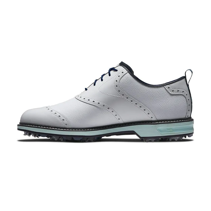 FOOTJOY Todd Synder Wilcox Men's Spiked Shoes (White/Navy/Mint)