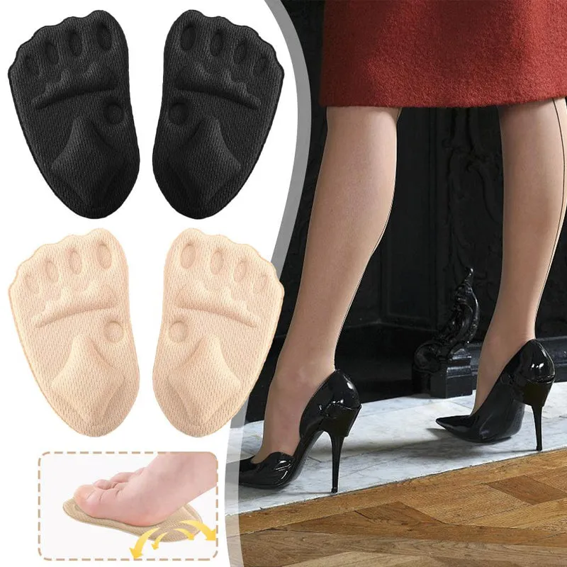 Front foot pads for increased comfort and pain relief