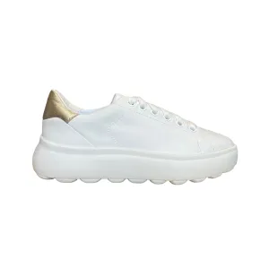 Geox scarpa sneakers Spherica D35TCB  bianco oro