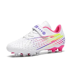 Girls' Soccer Shoes, Magic Tape, TF Studs, School Training