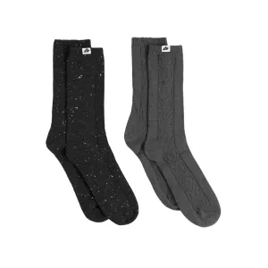 GN Nep Acrylic/Poly Blend Crew Sock - 2 Pack