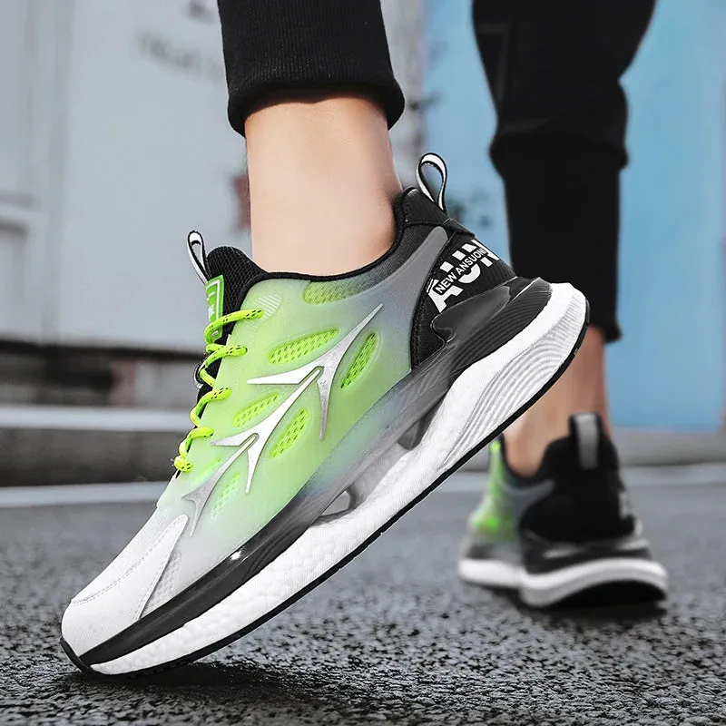 High-Quality Men's and Women's Running Shoes, Air Mesh Design, Breathable Fitness Sneakers