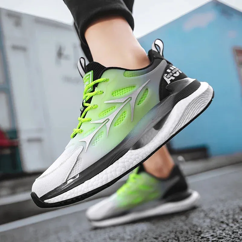 High-Quality Men's and Women's Running Shoes, Air Mesh Design, Breathable Fitness Sneakers