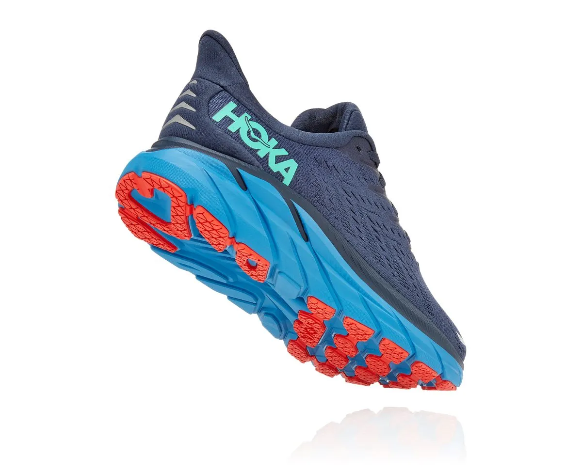 'Hoka' Men's Clifton 8 - Outer Space / Vallarta Blue