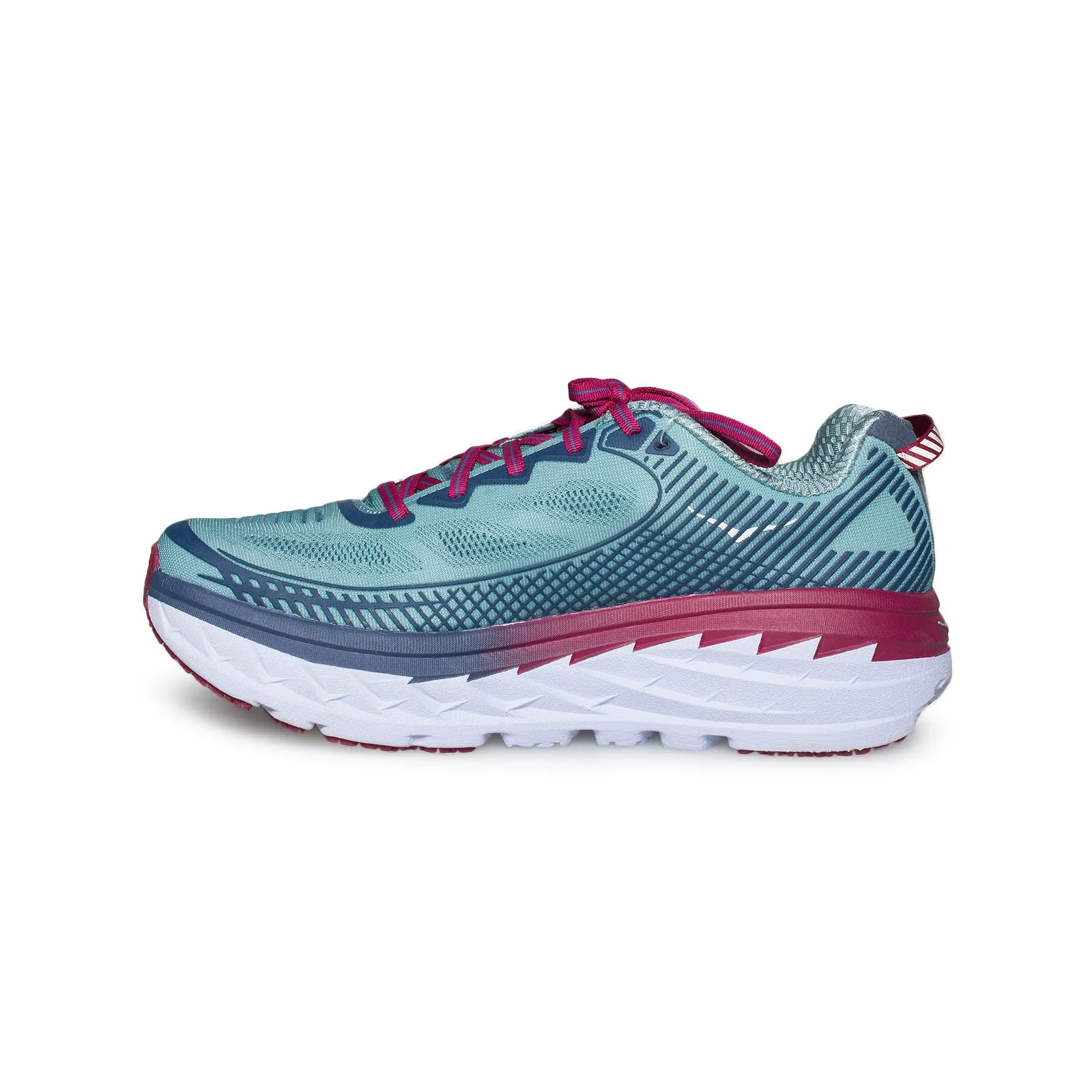 Hoka One One Bondi 5 Aquifer / Vintage Indigo Running Shoes - Women's