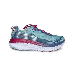 Hoka One One Bondi 5 Aquifer / Vintage Indigo Running Shoes - Women's