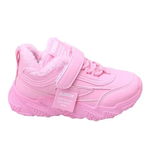 Hopscotch Girls PU Text Print Athletic Shoes in Red Color, UK: 12 (KSX-4593691)