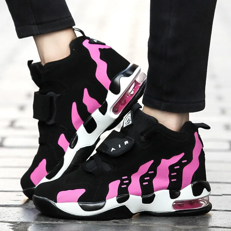 Increased male shoes cushion cow running shoes sports shoesfour classic trend of Korean men