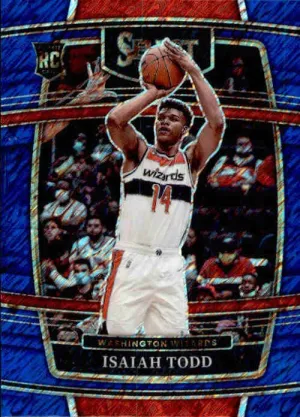 Isaiah Todd, RC, Concourse Shimmer Prizm, 2021-22 Panini Select Basketball NBA