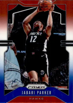 Jabari Parker, Red White Blue Prizm, 2019-20 Prizm Basketball