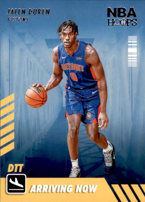 Jalen Duren, Arriving Now, 2022-23 Panini Hoops Basketball NBA