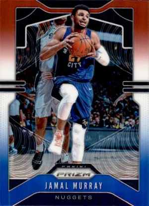 Jamal Murray, Red White Blue Prizm, 2019-20 Prizm Basketball