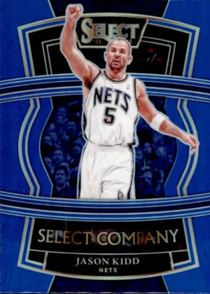 Jason Kidd, Select Company Blue Prizm, 2021-22 Panini Select Basketball NBA