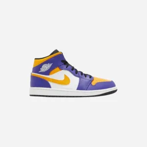 JORDAN 1 MID LAKERS