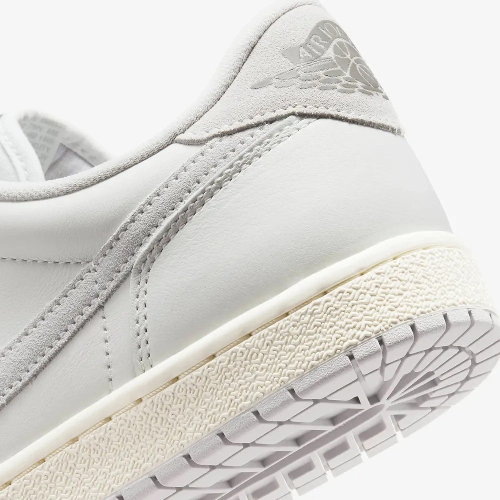 Jordan | AIR JORDAN 1 LOW  85 { SUMMIT WHITE/LT SMOKE GREY-NEUTRAL GREY