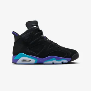 Jordan | AIR JORDAN 6 RETRO  { BLACK/BRIGHT CONCORD-AQUATONE