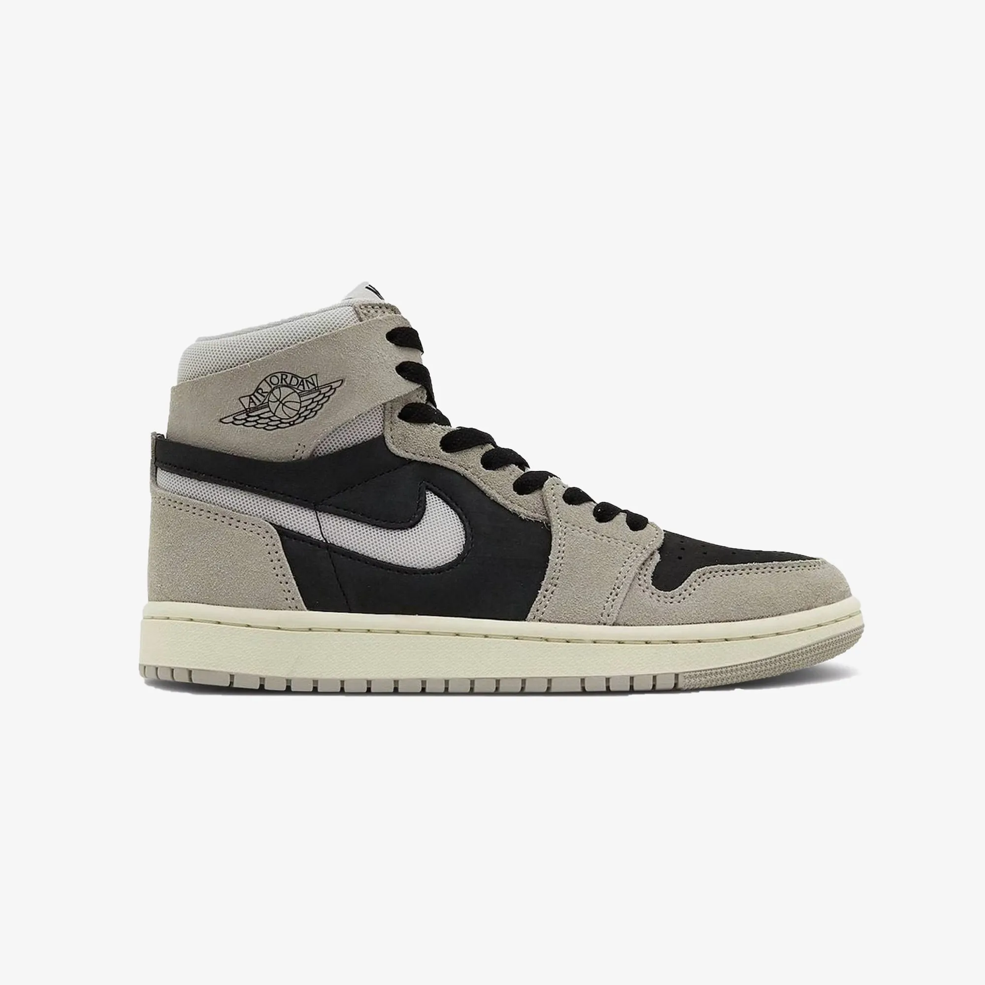 Jordan | WMN'S AIR JORDAN 1 ZOOM CMFT 2  { LT IRON ORE/NEUTRAL GREY-BLACK