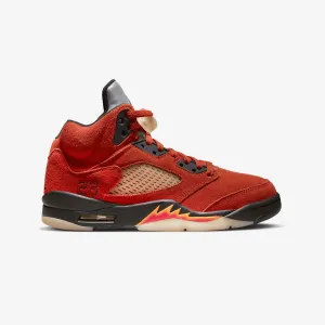 Jordan | WMN'S AIR JORDAN 5 RETRO  { BLACK/FIRE RED