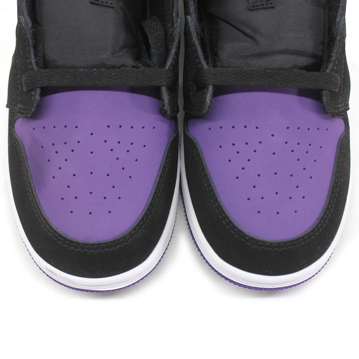 Jordan Youth Air Jordan 1 Low Leather Textile Trainers - UK 5