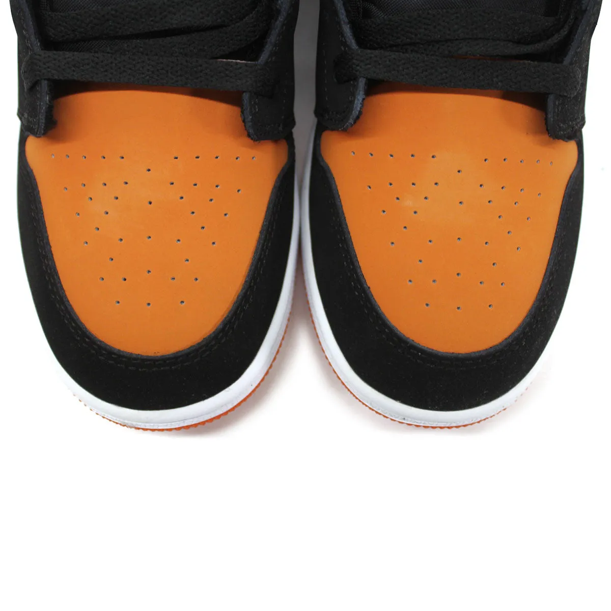 Jordan Youth Air Jordan 1 Low Leather Textile Trainers