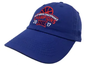 Kansas Jayhawks 2016-2017 Big 12 Conference Basketball Champions Adjust Hat Cap