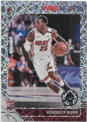 Kendrick Nunn, RC, Silver Laser Prizm, 2019-20 Panini Hoops Premium Stock Basketball NBA