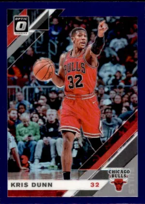 Kris Dunn, Purple Prizm, 2019-20 Panini Donruss Optic Basketball NBA