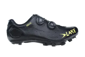 Lake MX332 Supercross Shoes Black/Yellow Size 48